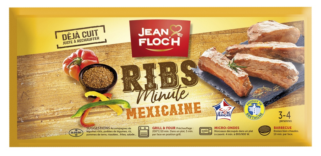 Ribs de porc saveur mexicain - env. 690 G