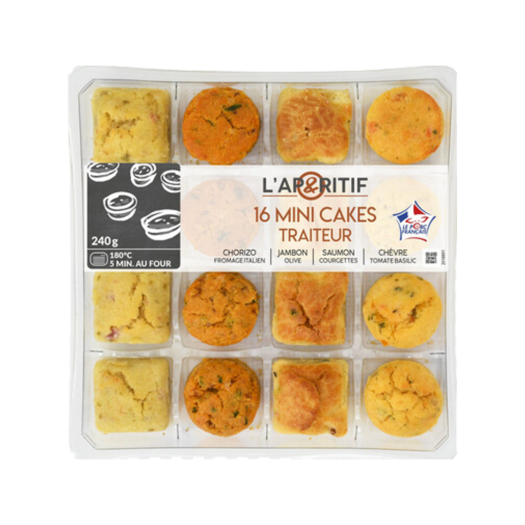 16 mini cakes - 240 G