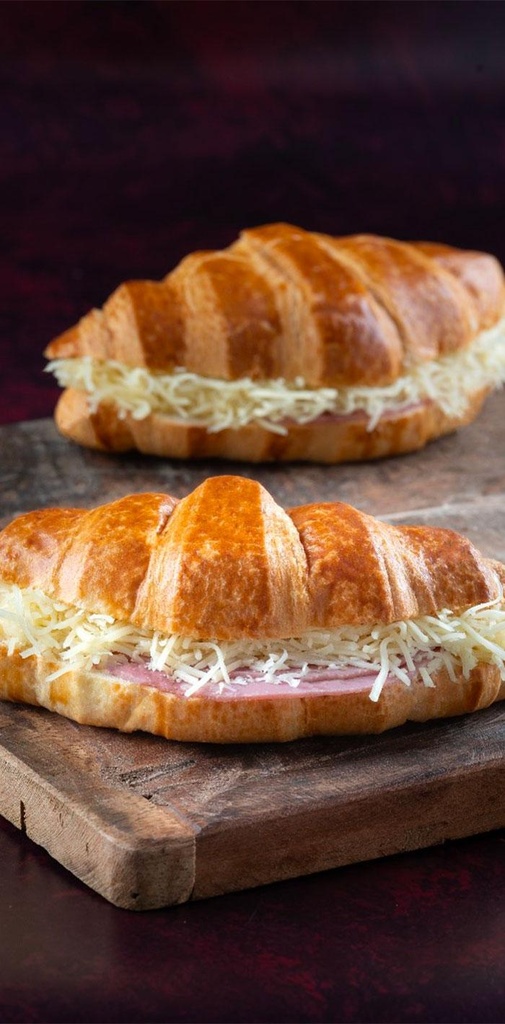Croissant au jambon et fromage - 260G