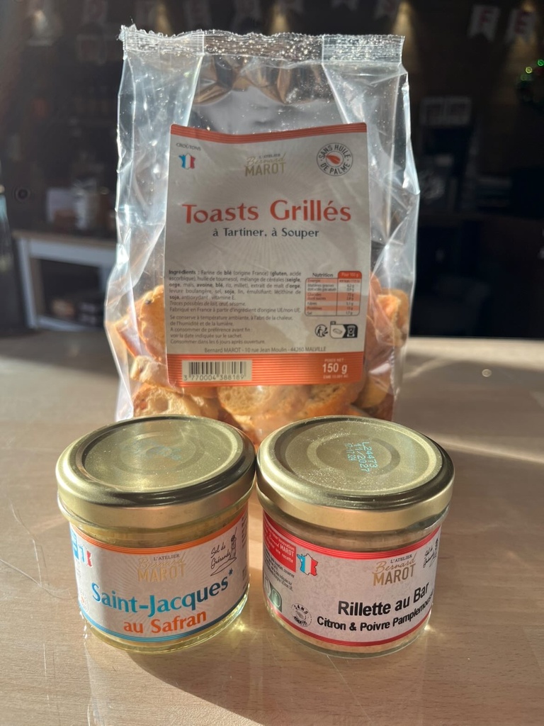 Kit duo de tartinades et toast - EN KIT