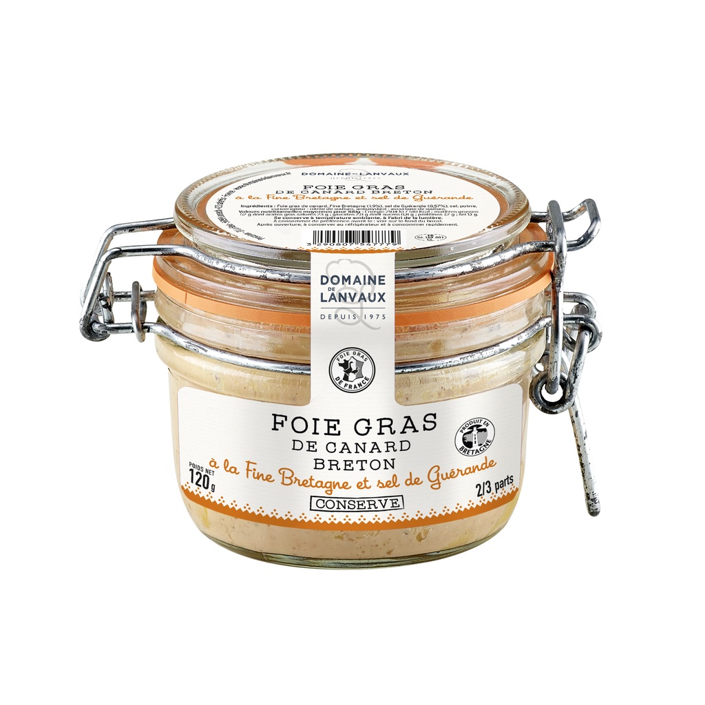 Foie gras Breton en bocal - 120 G