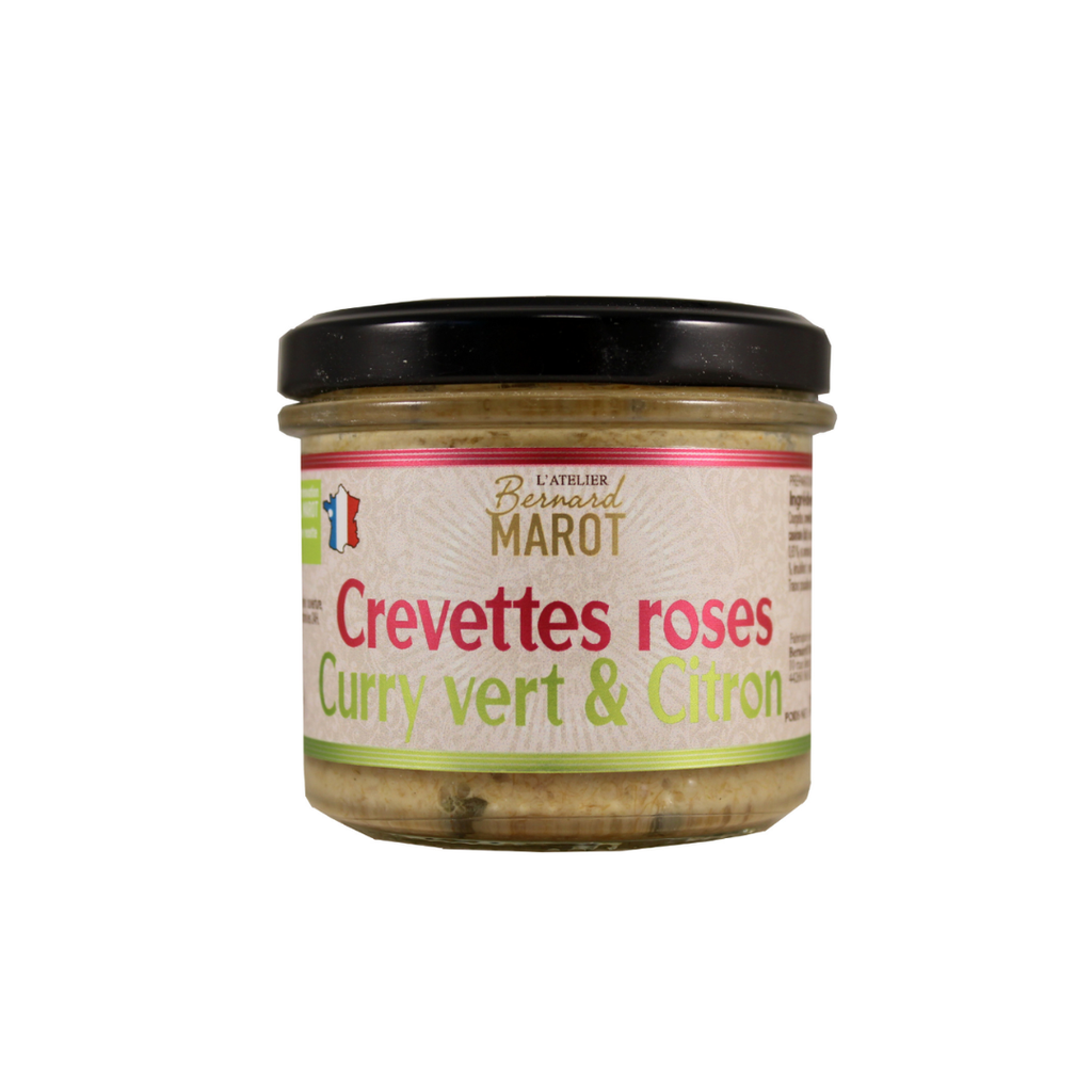 Tartinade Crevettes roses et curry vert- 100 G