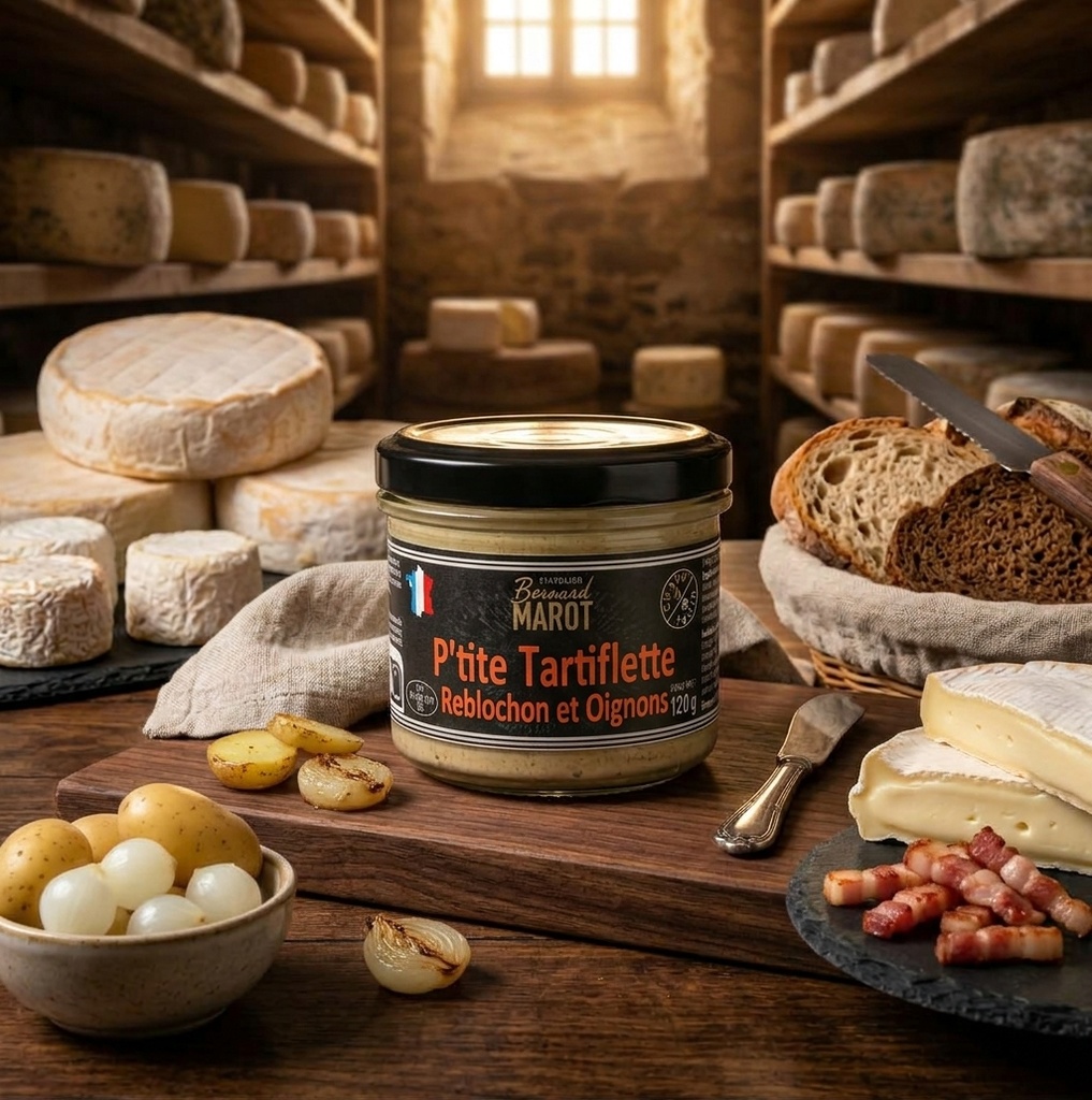 Crème fromagère P'tite Tartiflette - Reblochon et oignons - 120gr