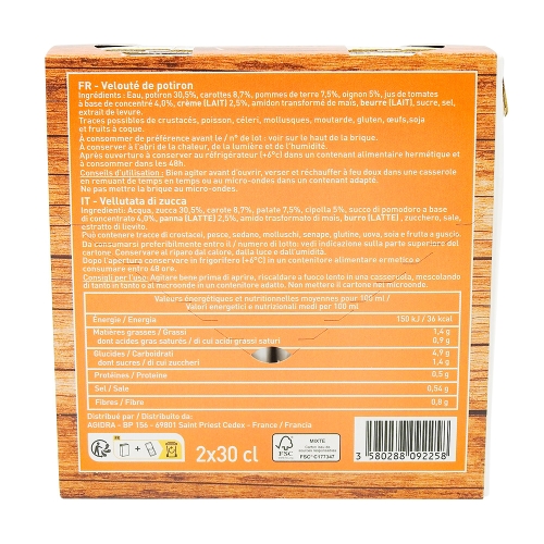 Velouté de tomates - 2x30CL