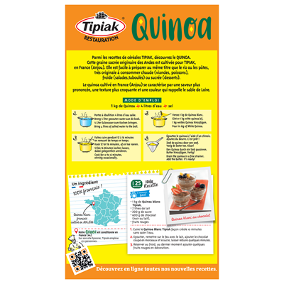 Quinoa blanc - Tipiak - 1 kg
