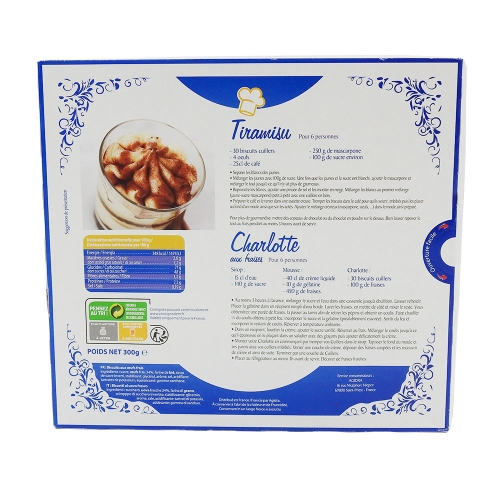 Biscuits à la cuillère aux œufs frais - 300 G