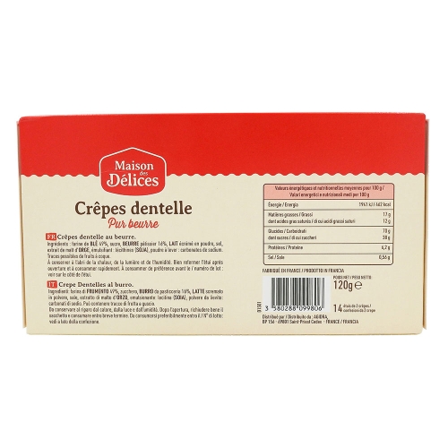 Crèpes dentelles -120 gr