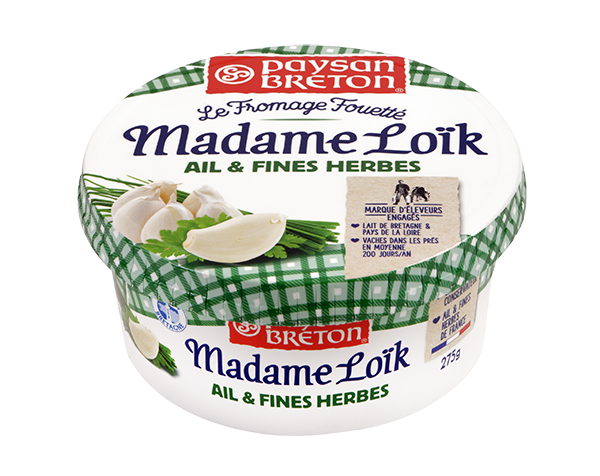Fromage frais ail et fines herbes - Madame Loïk  - 500 G