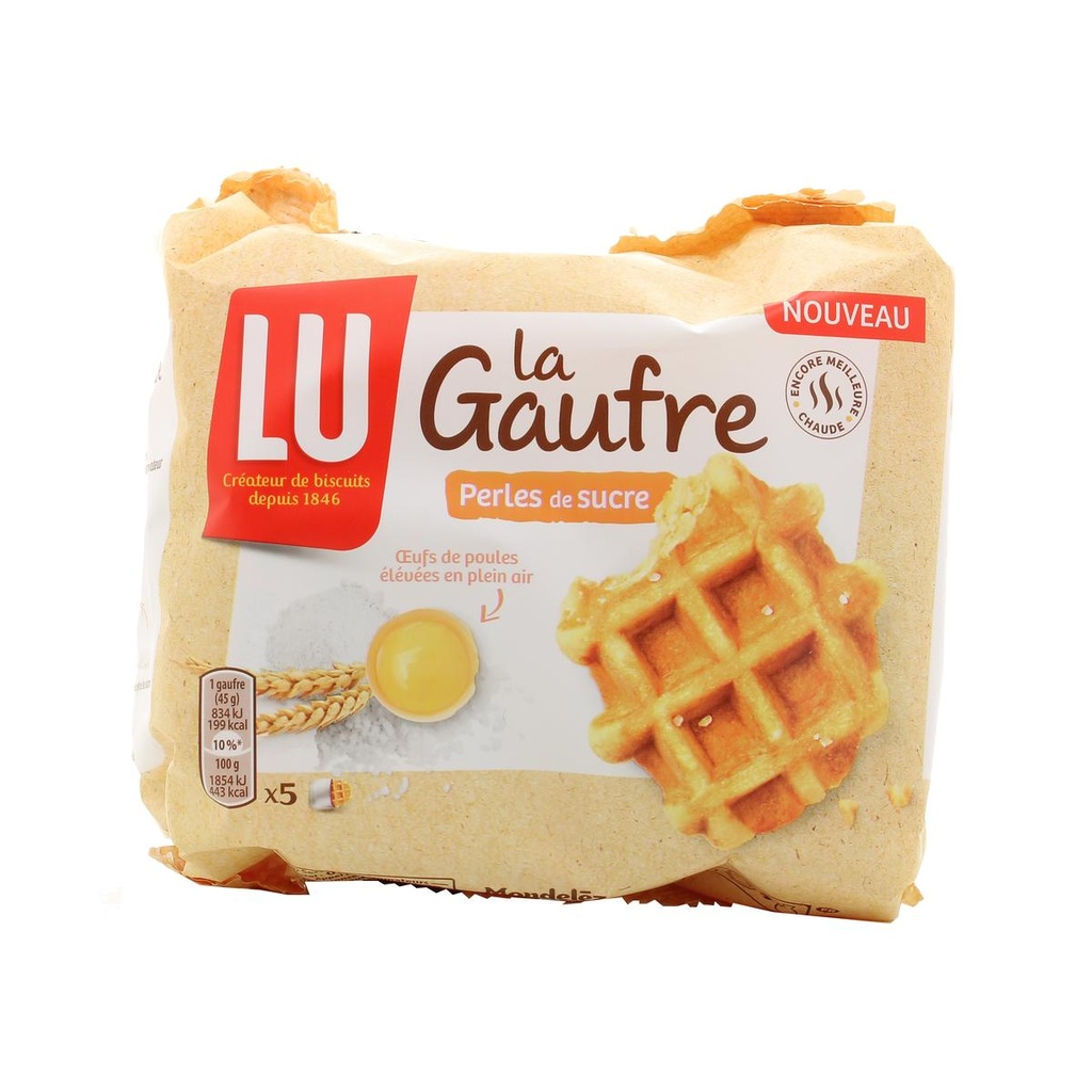 Gauffres aux perles de sucre La gaufre Lu - 225g