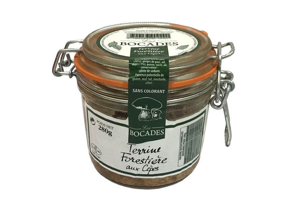 Terrine forestière aux cèpes  - 280 G