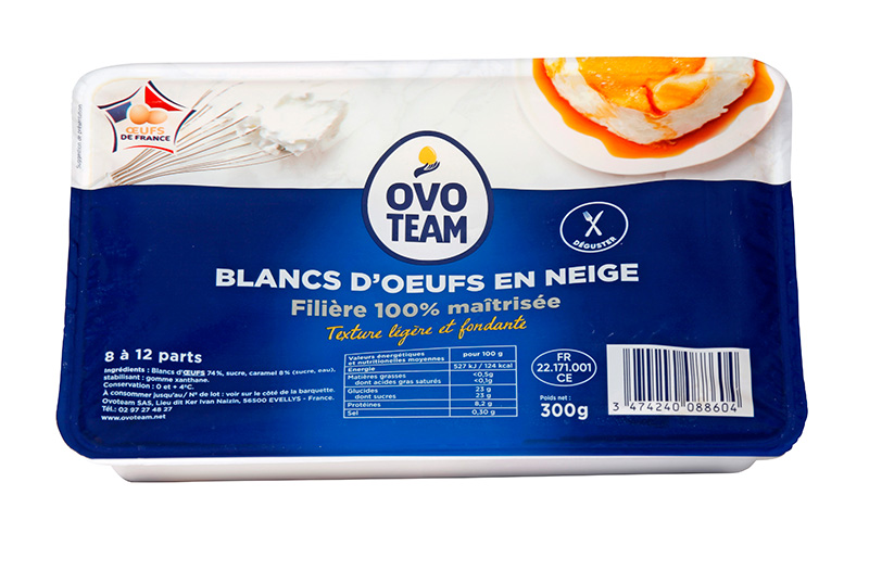 Blanc en neige pour îles flottantes - 2,2 L