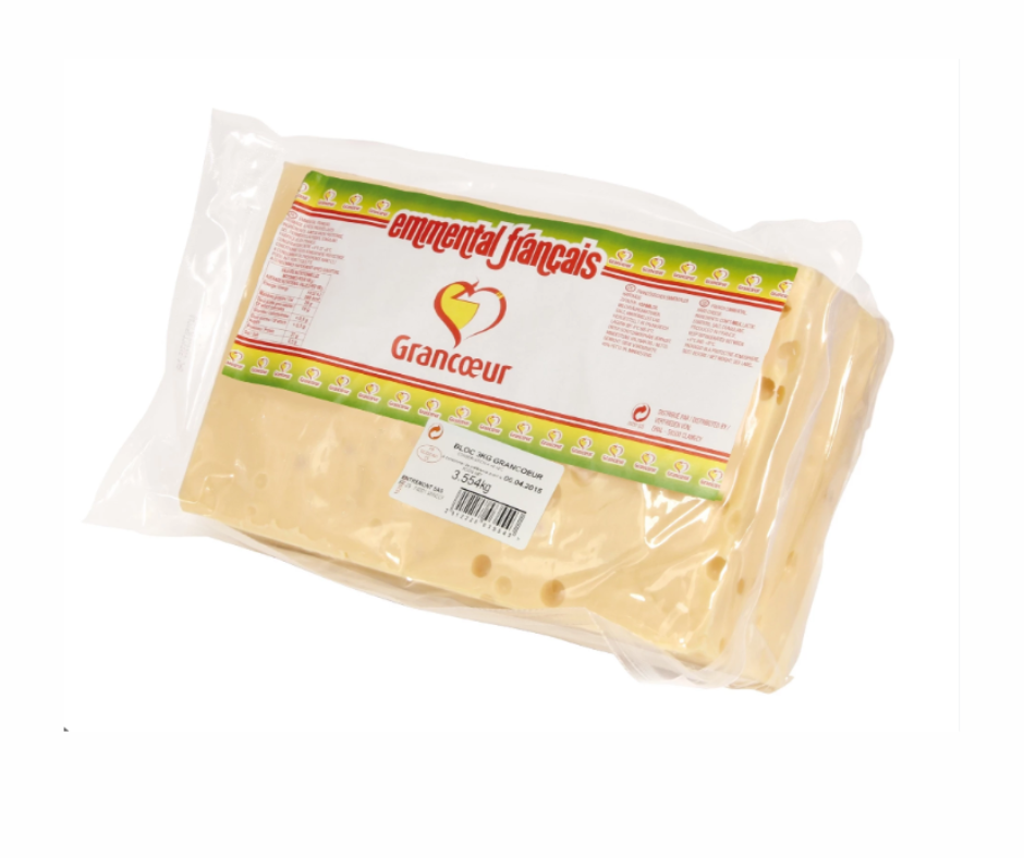 Emmental bloc - env. 2.5 KG