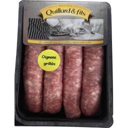 Saucisses aux oignons grillés - Env. 1,750 KG