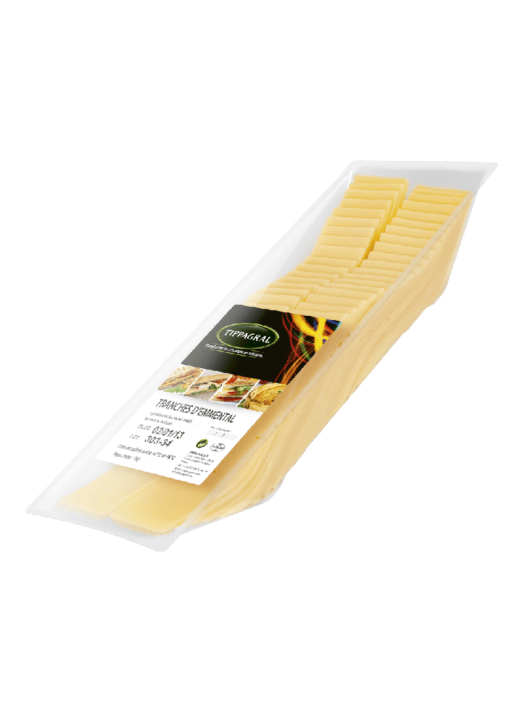 Emmental tranché - 1 KG
