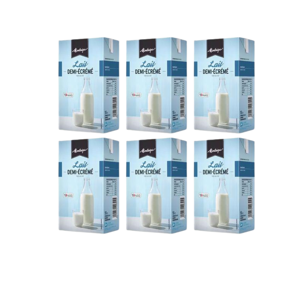 Lait Demi-Ecrémé - 6 L
