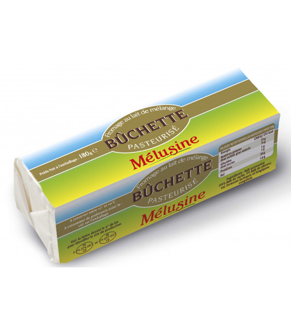 Bûchette mi-chèvre mélusine - 180G
