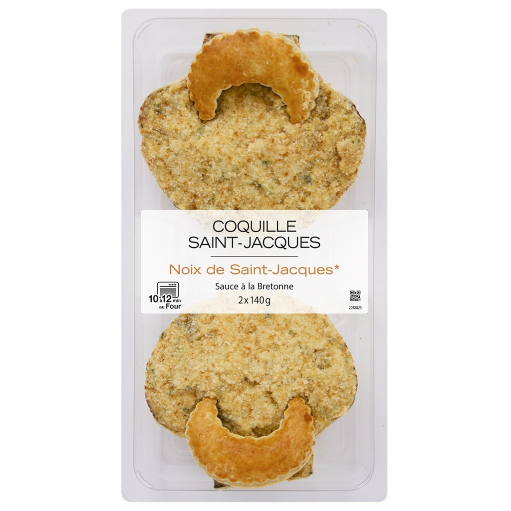 Coquilles st jacques à la normande - 280 G
