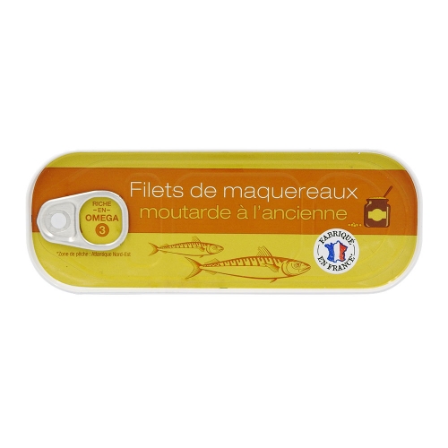 Filets de maquereaux à la moutarde - 169 G