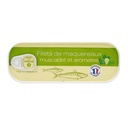 Filets de maquereaux muscadet et aromates - 176 G