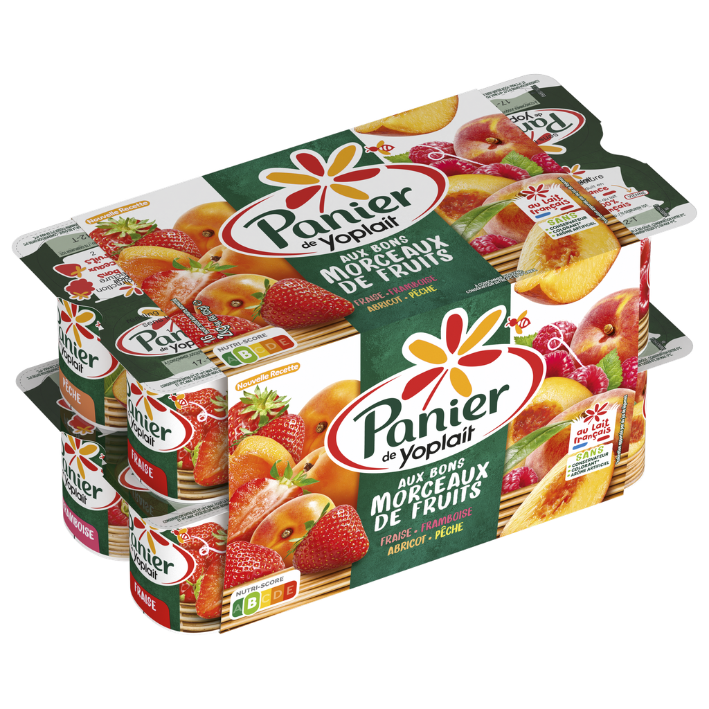 Yaourts aux fruits avec morceaux  - 24 POTS