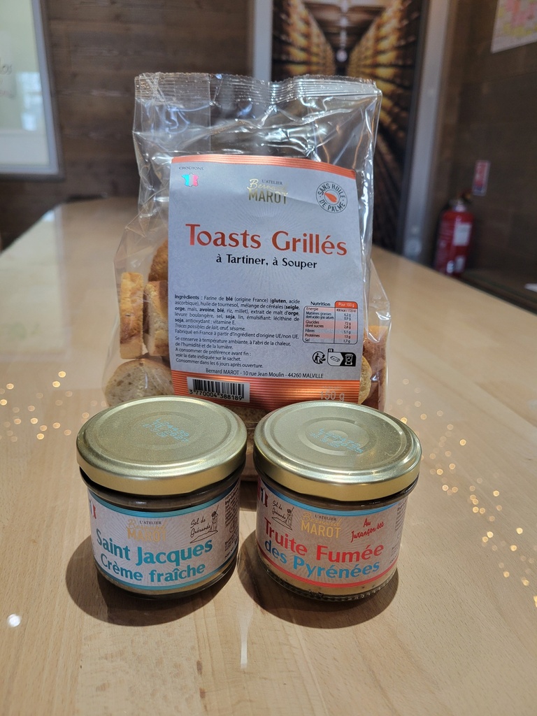 Kit duo de tartinades et toast - EN KIT