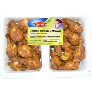 Grignottes de poulet mexicaines cuites - 1 KG