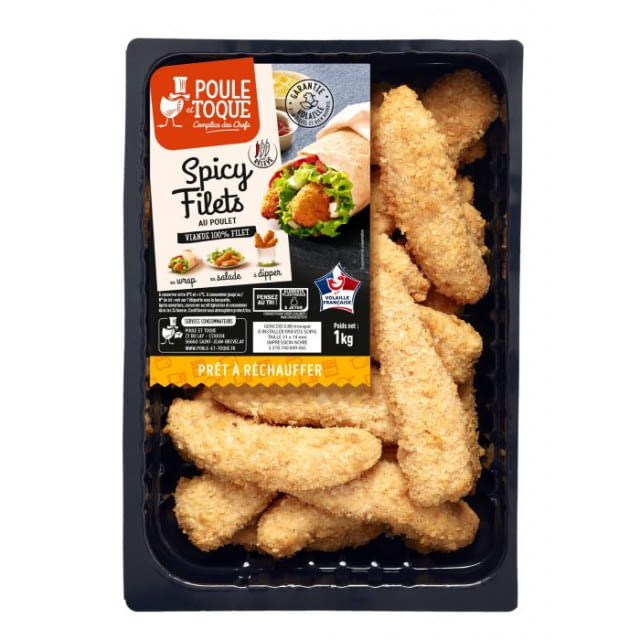Filets de poulet spicy - 1 KG