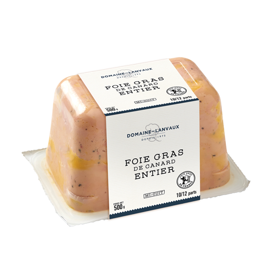 Foie gras Breton entier mi-cuit - 500G