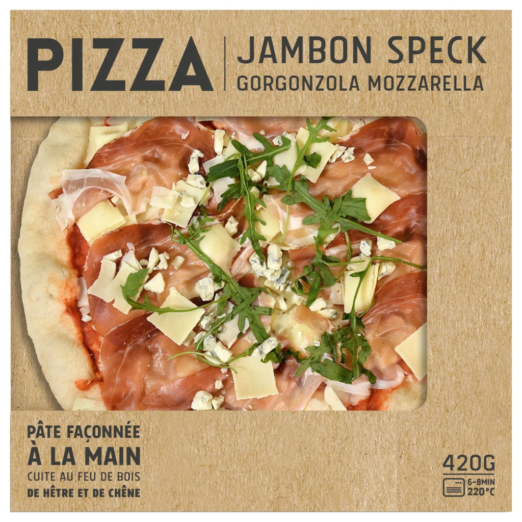 Pizza Jambon, Speck & mozzarella - 420 G