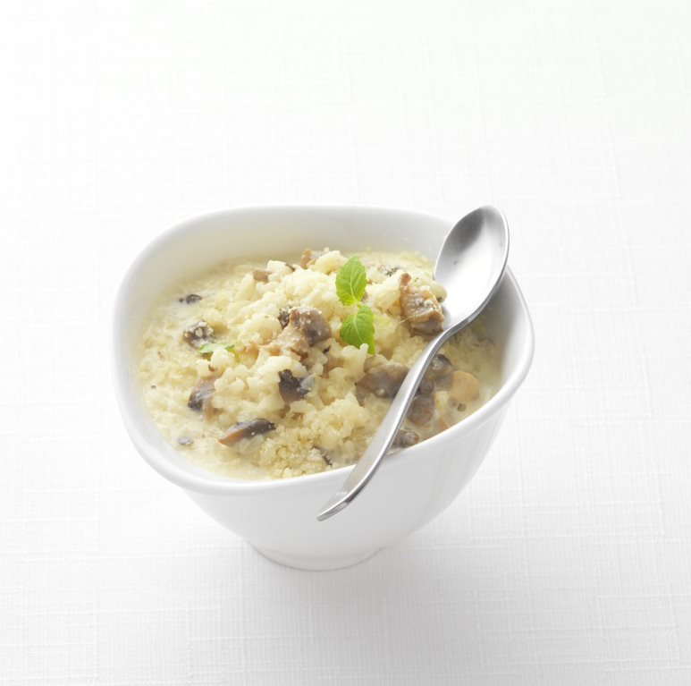 Plat - Risotto au parmesan AOP et champignons de Paris - 10 à 12 personnes