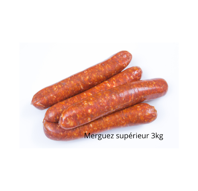 Merguez supérieures - 3 KG
