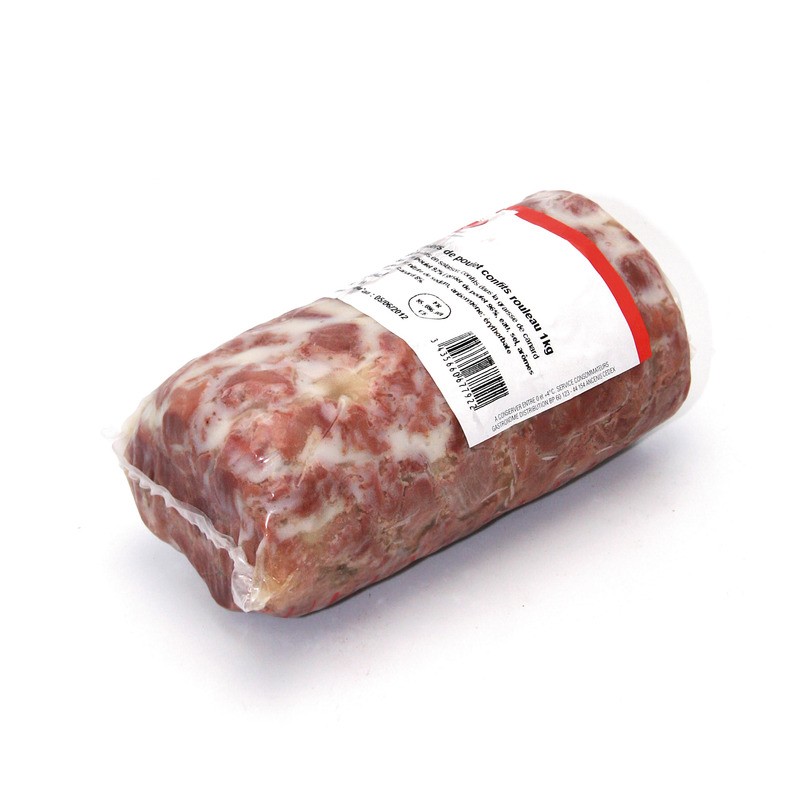 Rouleau de gésiers confit - 1 KG