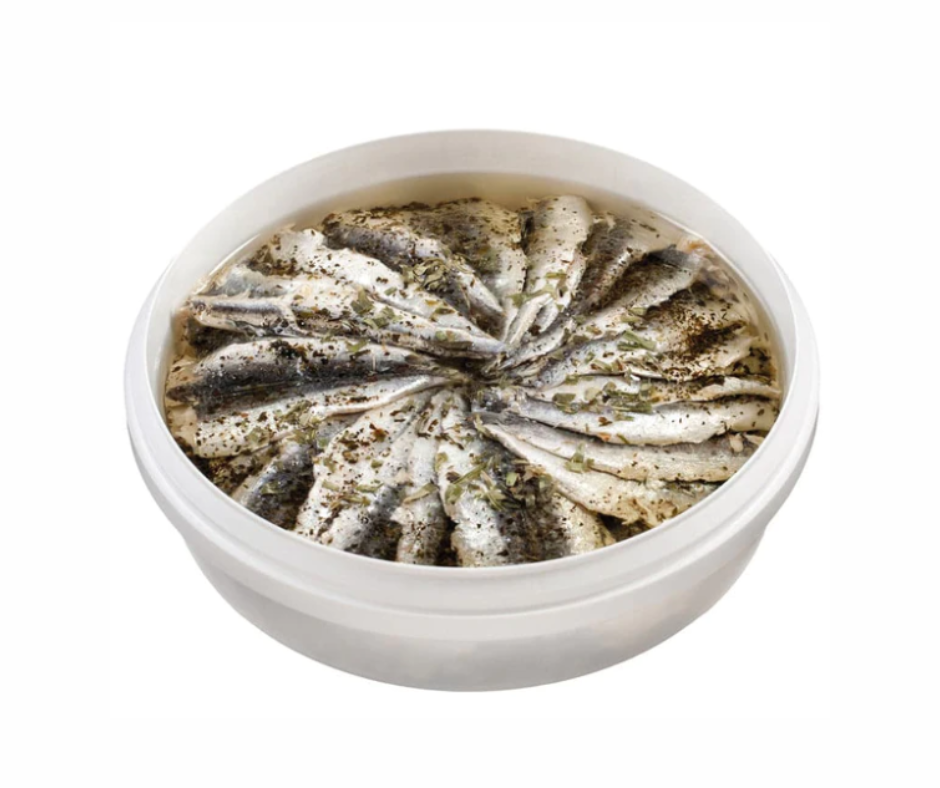 Sardines marinées au basilic - 1 KG