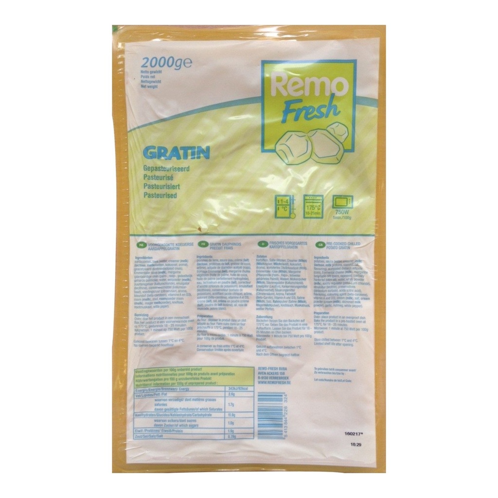 PROMO - Gratin Dauphinois - 2 KG - PROMO