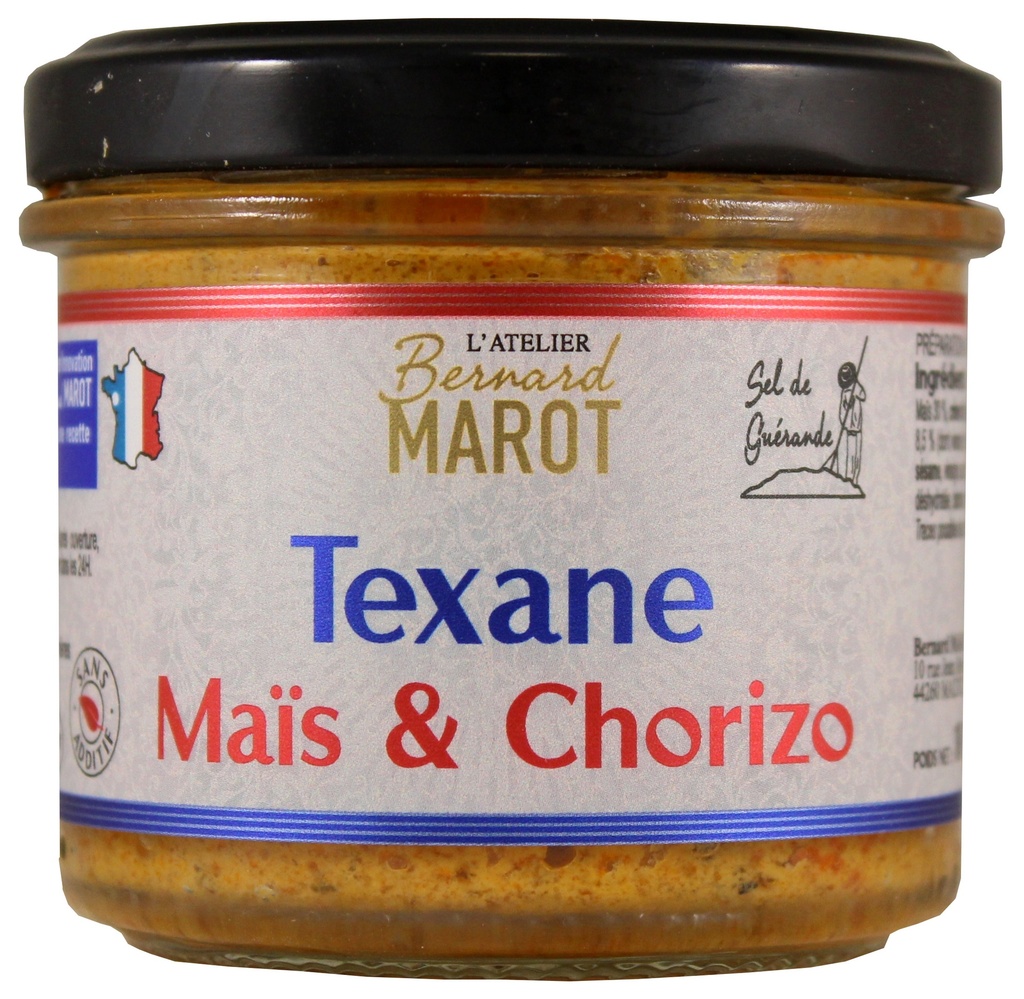 Tartinade Texane Maïs et chorizo -100g