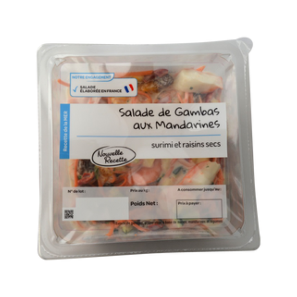 Salades - gambas aux mandarines - 1,5 KG