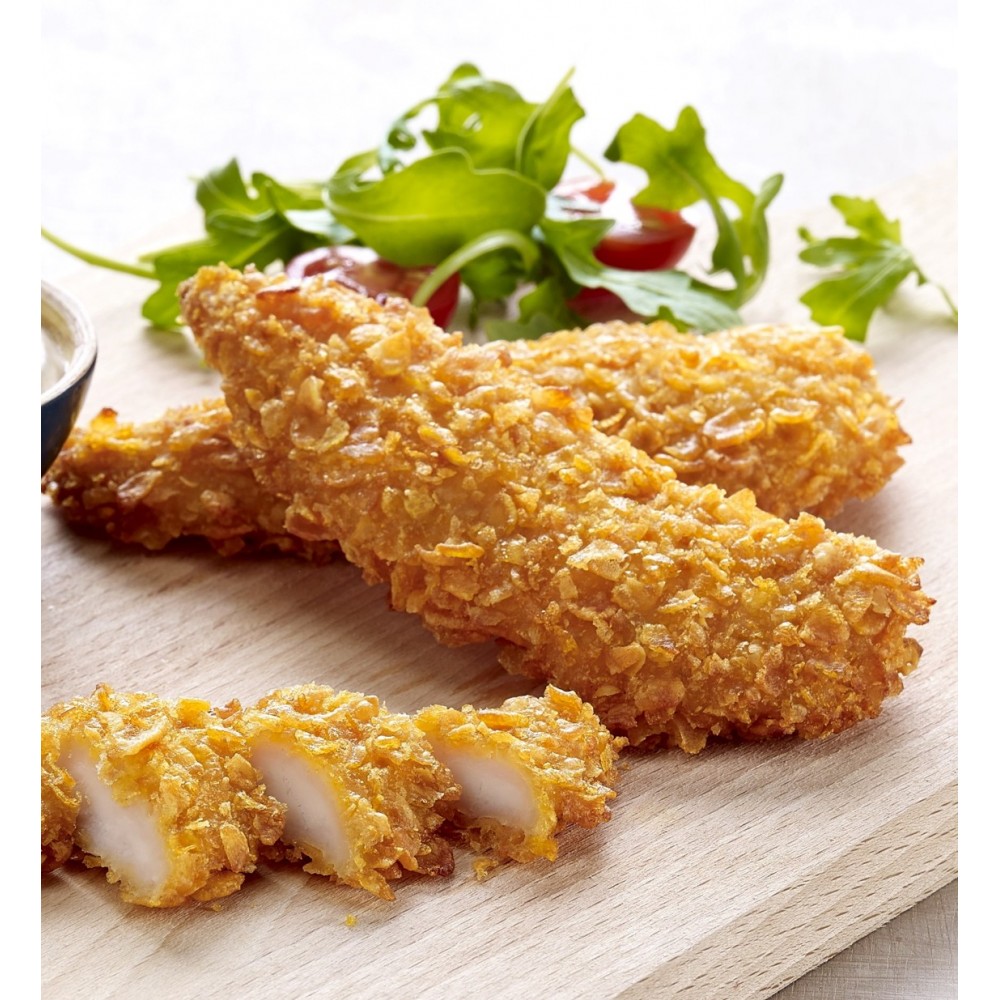 Aiguillettes de poulet panées " Premium" - 2 x 300 G