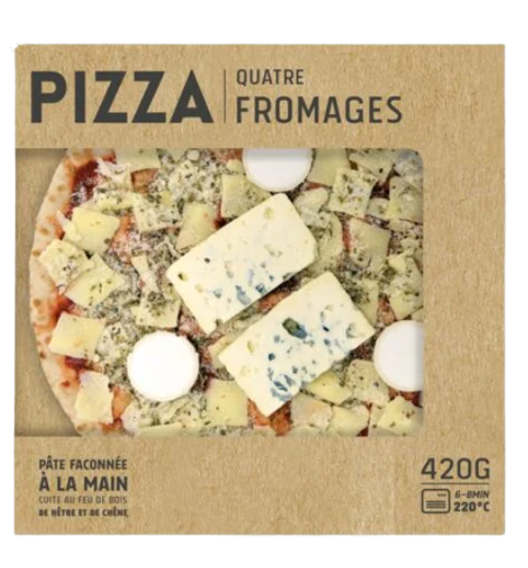 Pizza 4 fromages - 420 G