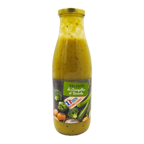 Velouté de courgettes et brocolis bouteille - 73cl
