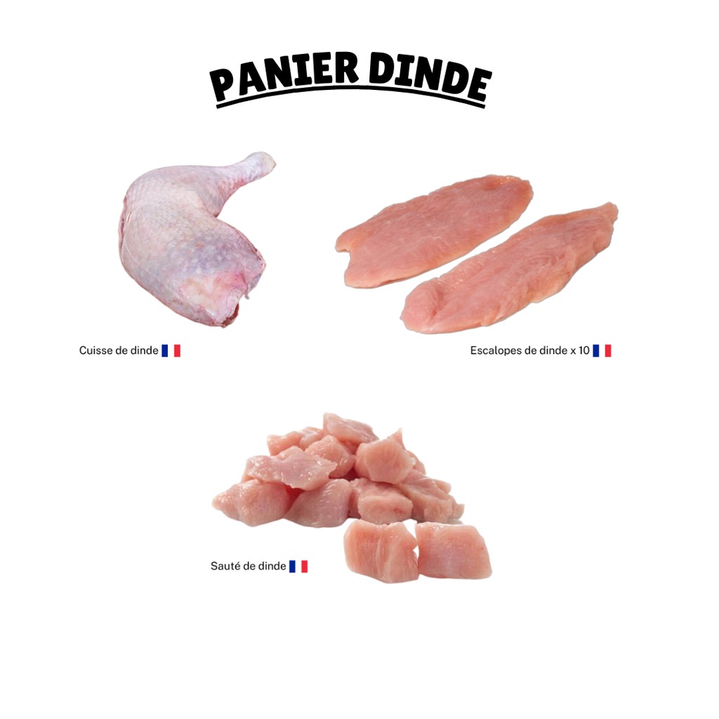 Panier Dinde 100% Française /4.1 kg