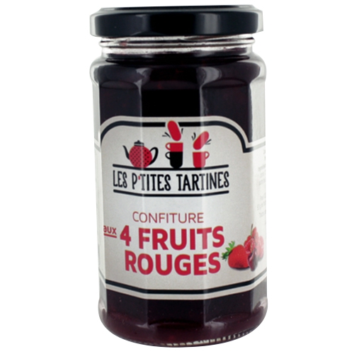 Confiture 4 fruits rouges - 315G