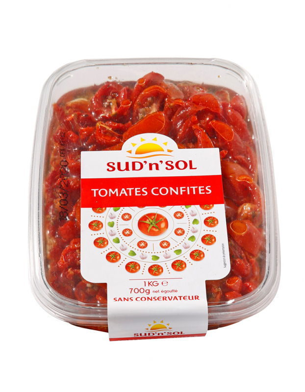 Tomates marinées confites - 1 KG