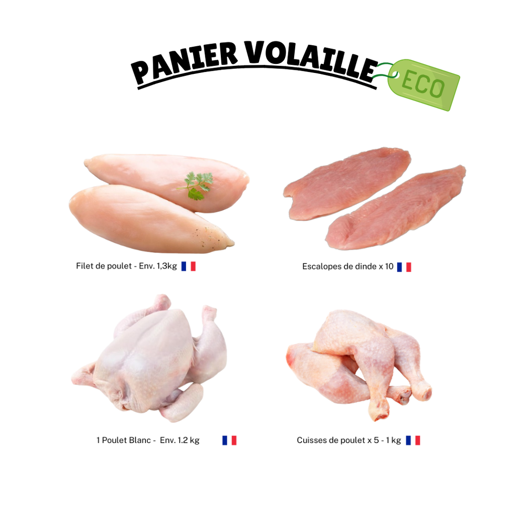 Panier volaille Éco - 4 produits