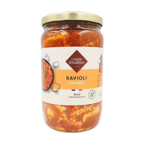 Ravioli pur bœuf bocal - 650g