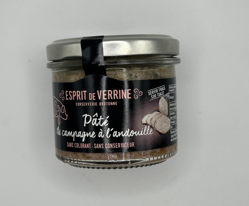 Terrine de campagne à l'andouille - 90G