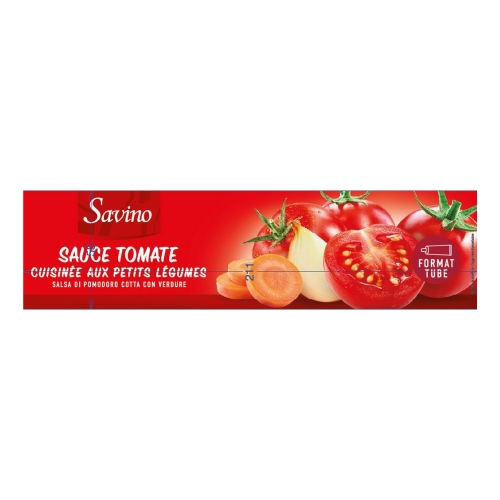 Sauce tomates et petits légumes en tube - 180 G