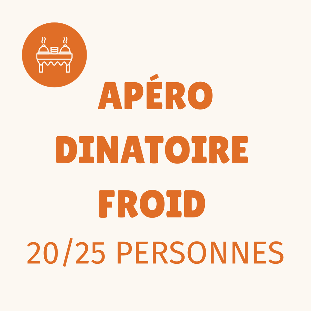 Buffet apéritif dînatoire - Froid 20/25 personnes