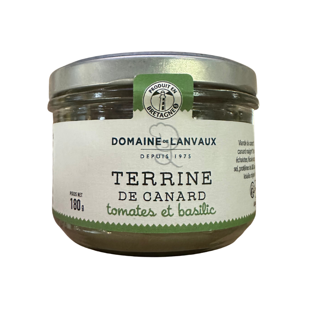 Terrine de canard tomates et basilic - 180G