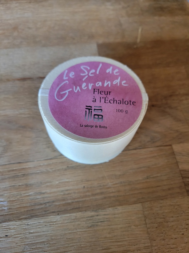 Fleur de Sel - à l'échalotte - 100 gr