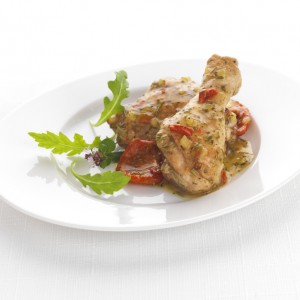 Plat - Fricassée de poulet aux herbes de Provence - 8 personnes